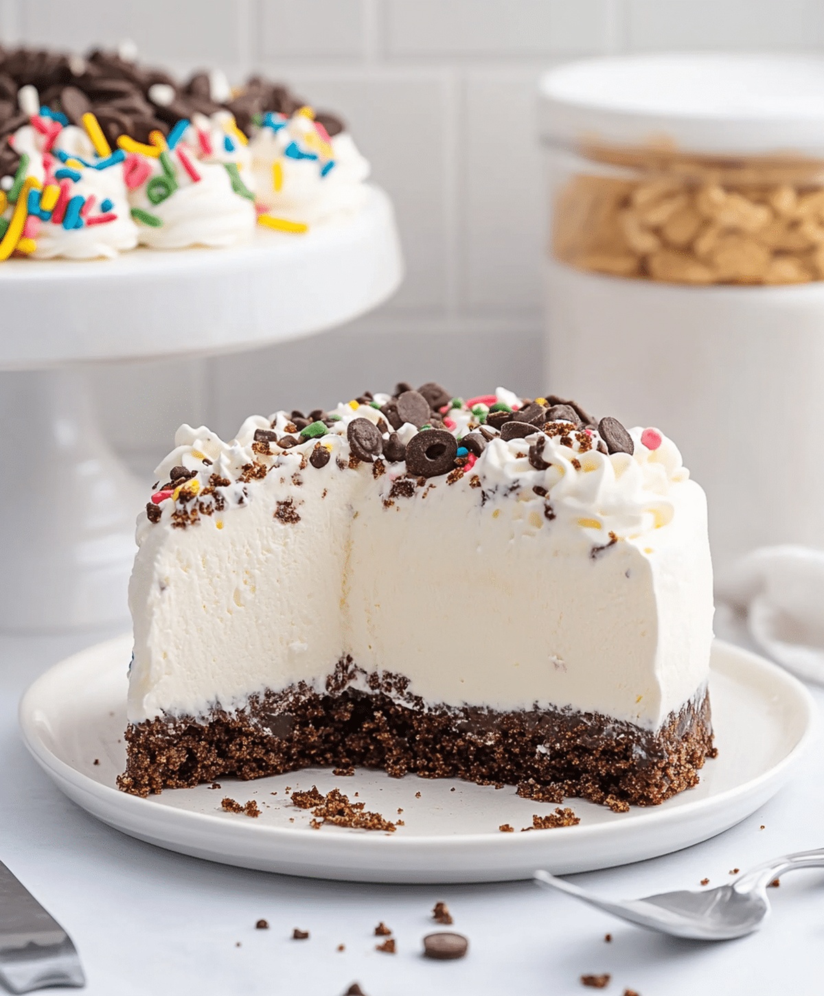 Ice Cream Cake With Cookie Crunch Recipe