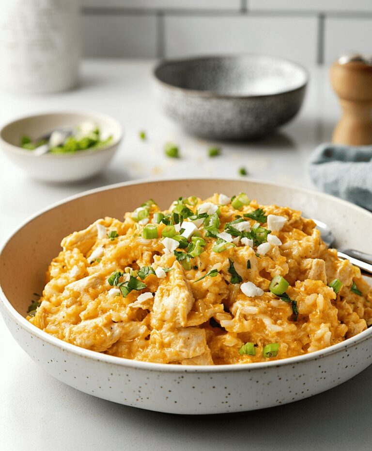 Buffalo Chicken And Cheddar Rice Recipe