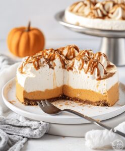 Creamy No-Bake Pumpkin Cheesecake Recipe