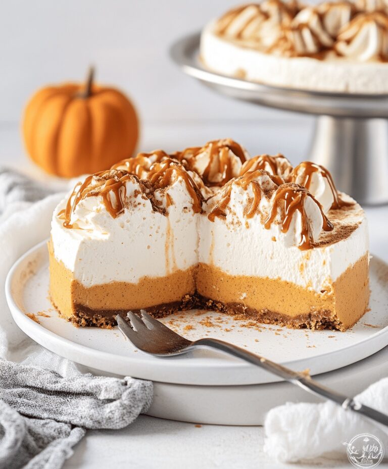 Creamy No-Bake Pumpkin Cheesecake Recipe