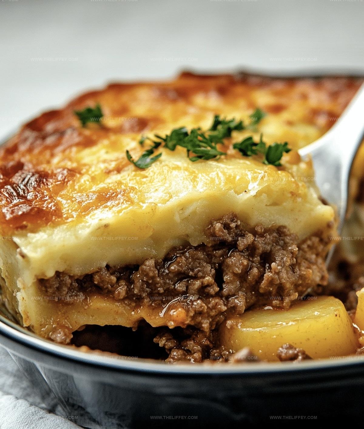 Hearty Ground Beef Casserole With Potatoes Recipe