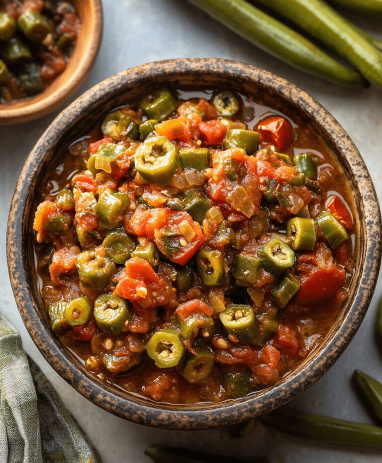 Stewed Okra And Tomatoes Recipe