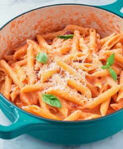 Italian Pink Sauce Rose Pasta Recipe