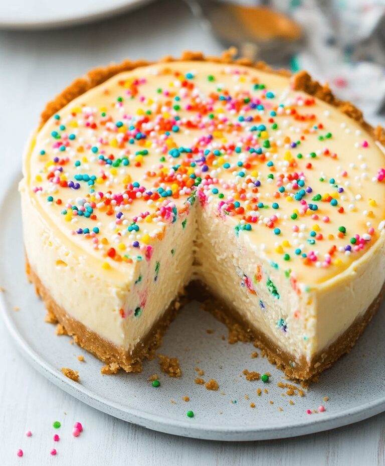 Confetti Sprinkle Cheesecake Recipe
