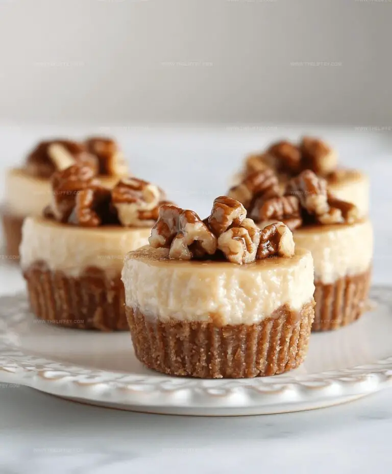 Mini Pecan Pie Cheesecakes Recipe