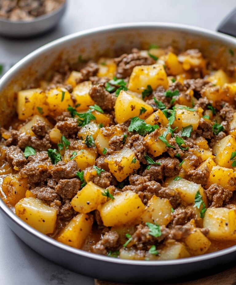 Simple Beef And Potatoes Skillet Recipe