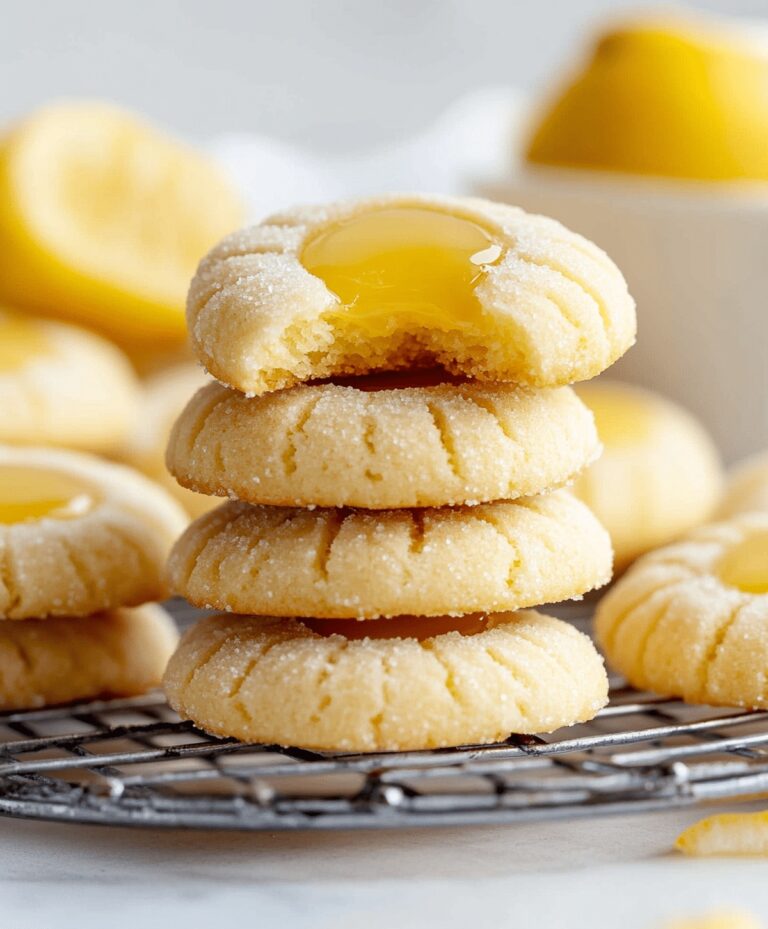 Lemon Thumbprint Cookies Recipe