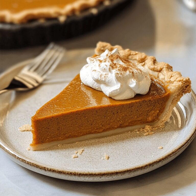 Homemade Pumpkin Pie Recipe