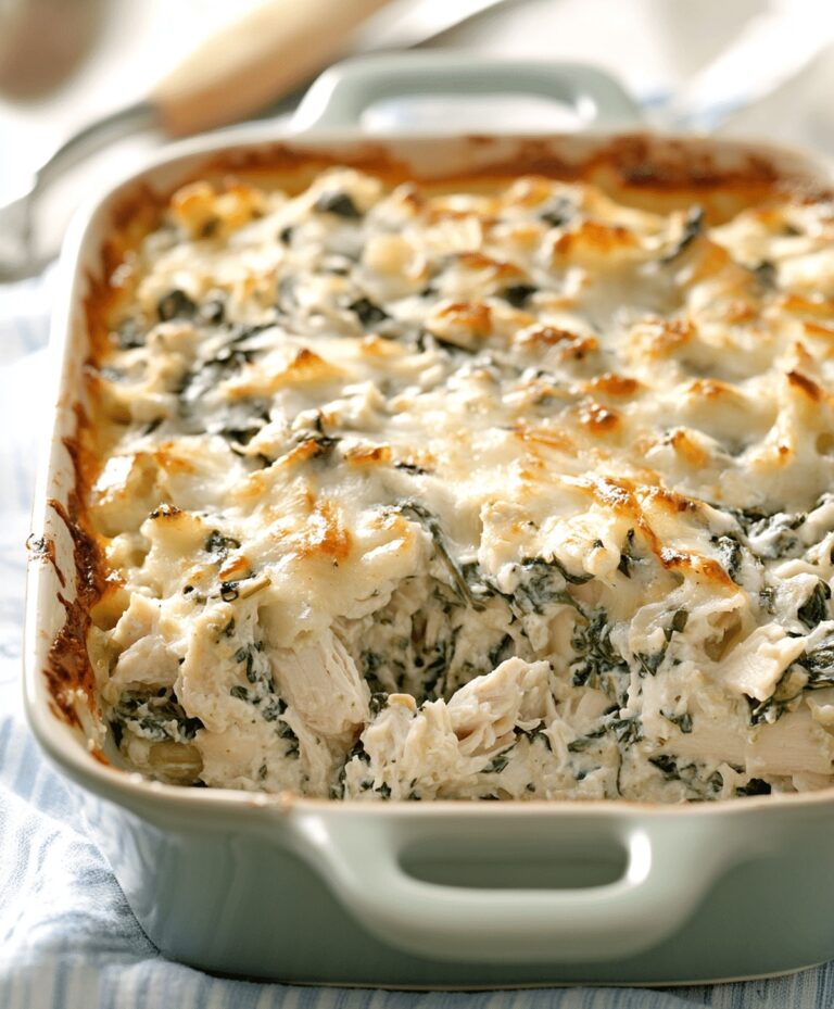 Delicious Chicken And Spinach Casserole Recipe