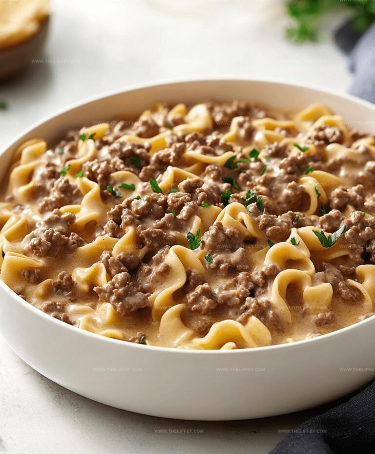 Easy Ground Beef Stroganoff Recipe
