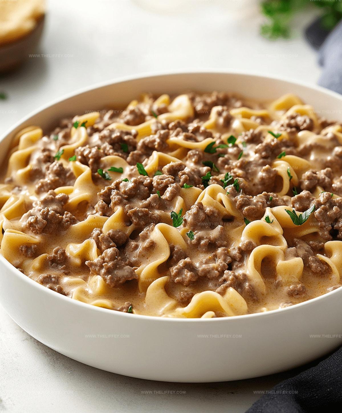 Easy Ground Beef Stroganoff Recipe