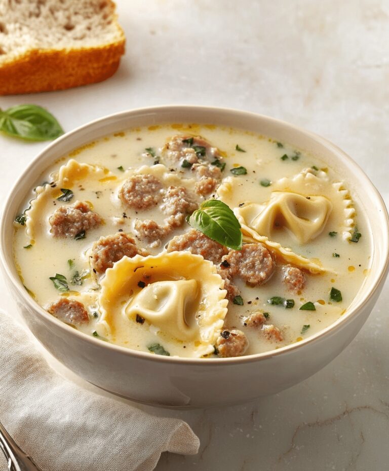 Sausage Tortellini Soup Recipe