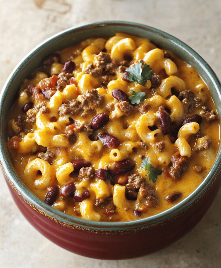 Simple Crockpot Chili Mac And Cheese Recipe