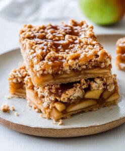 Salted Caramel Apple Pie Bars Recipe