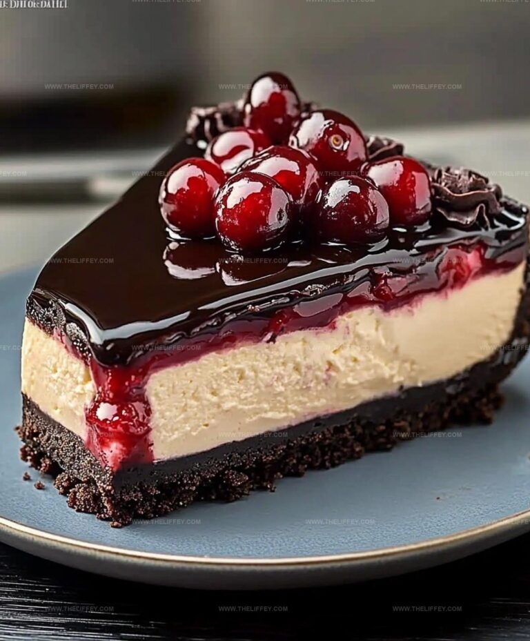 Irresistible Cherry Chocolate Cheesecake Recipe