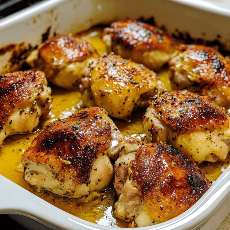 Crispy Baked Chicken Thighs Recipe