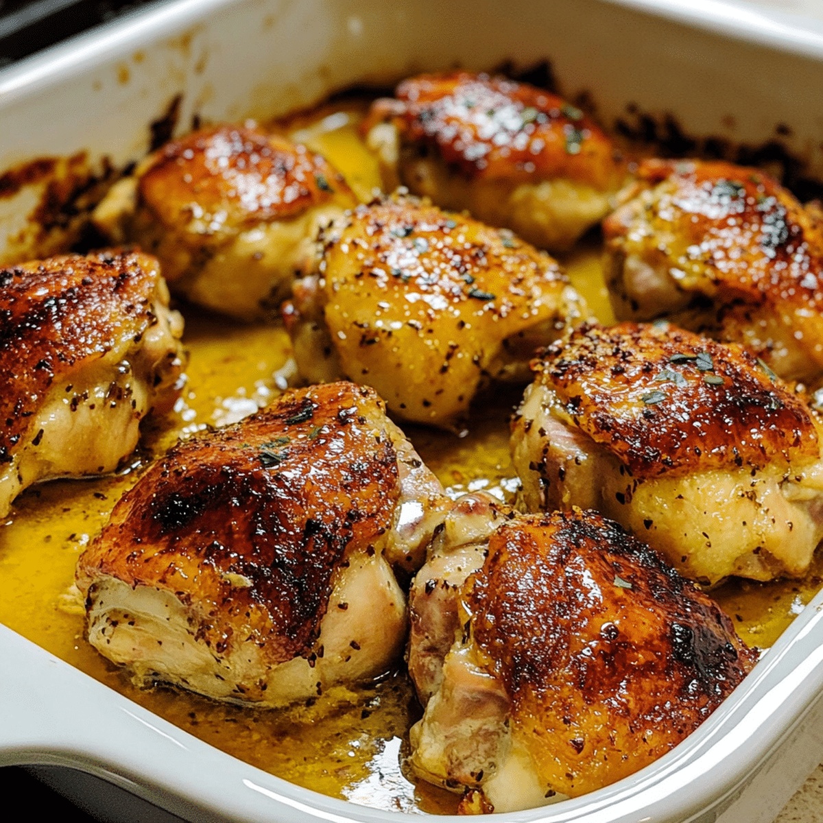Crispy Baked Chicken Thighs Recipe
