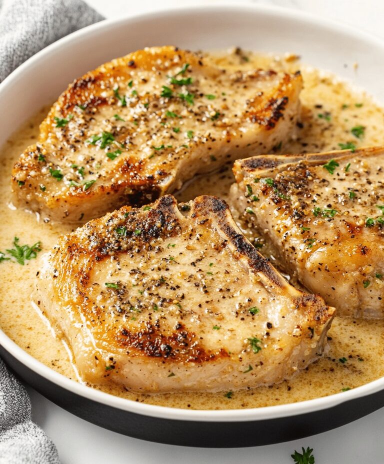 Garlic Parmesan Pork Chops Recipe