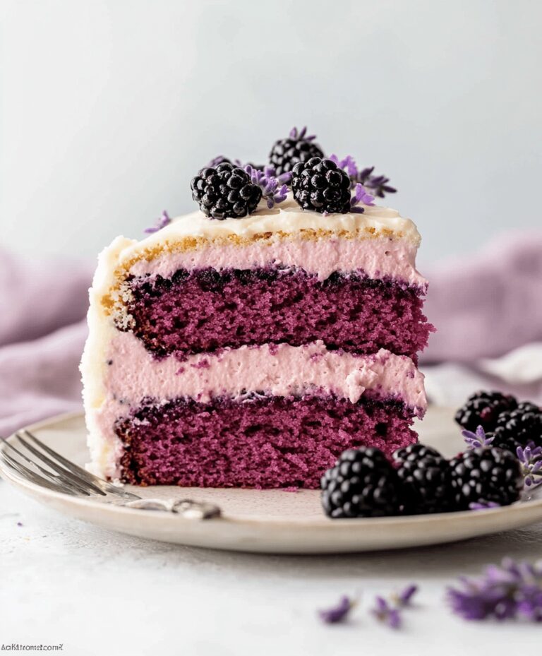 Blackberry Lavender Cake Recipe