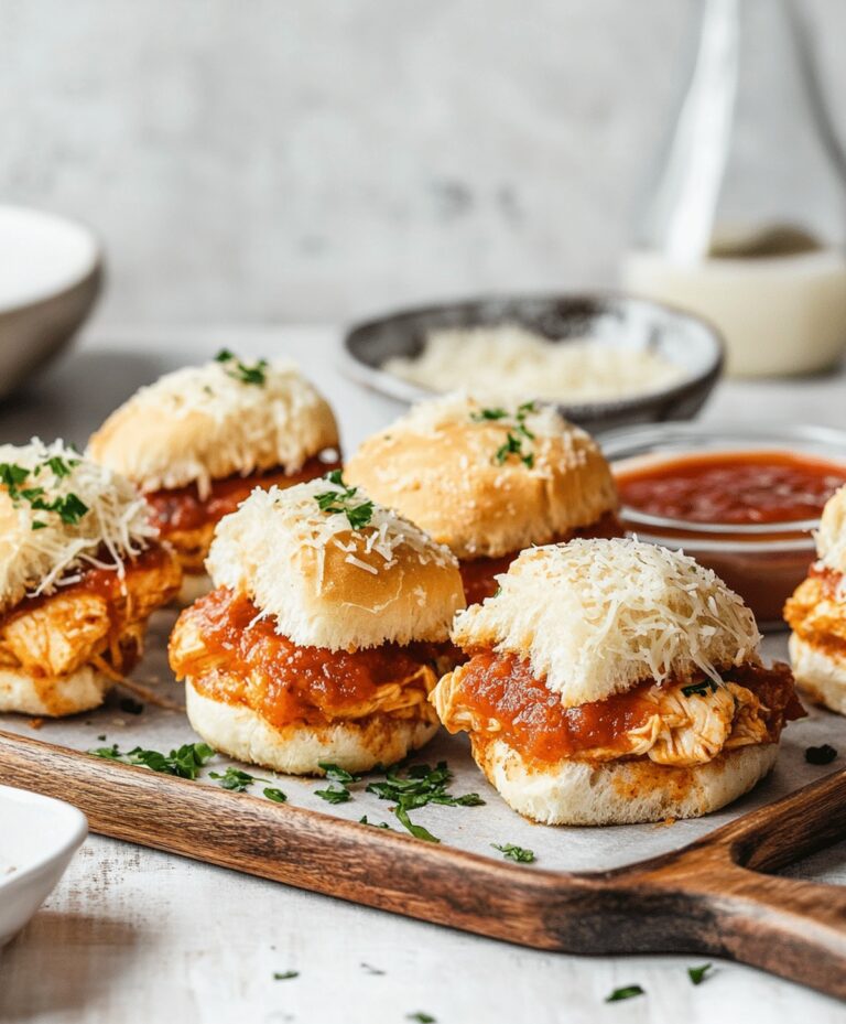 Chicken Parmesan Sliders Recipe