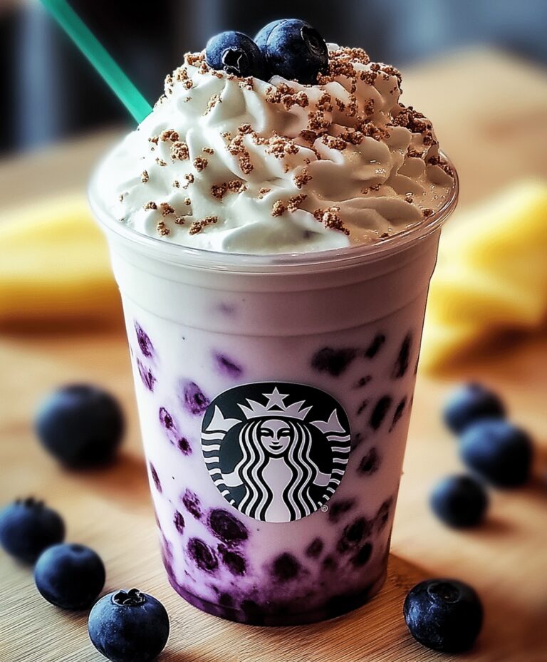Quick Pineapple Blueberry Frappuccino Recipe