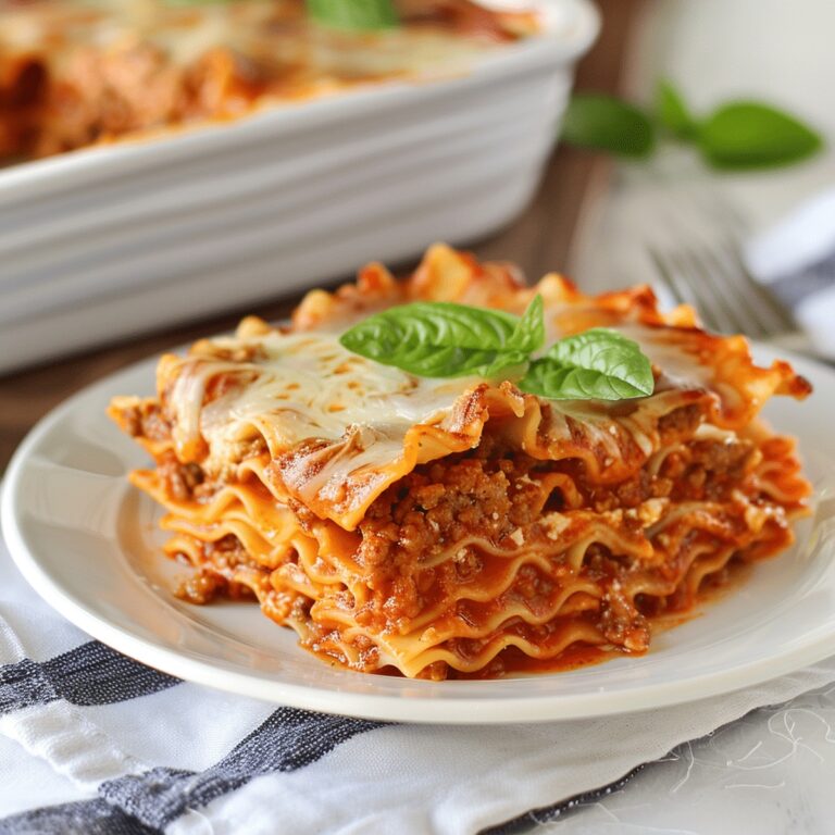 Easy Beef Lasagna Recipe