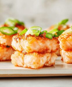 Crispy Spicy Salmon Bites Recipe