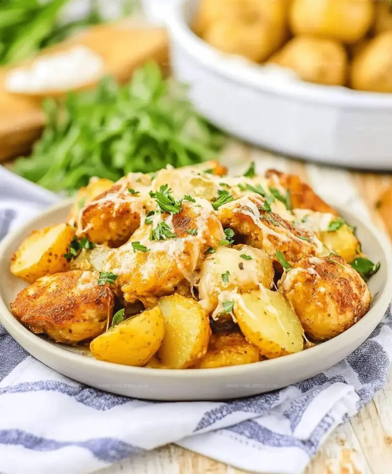 Garlic Parmesan Chicken And Potatoes Skillet Recipe