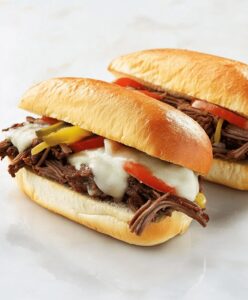 Savory Slow Cooker Italian Beef Sandwiches Recipe