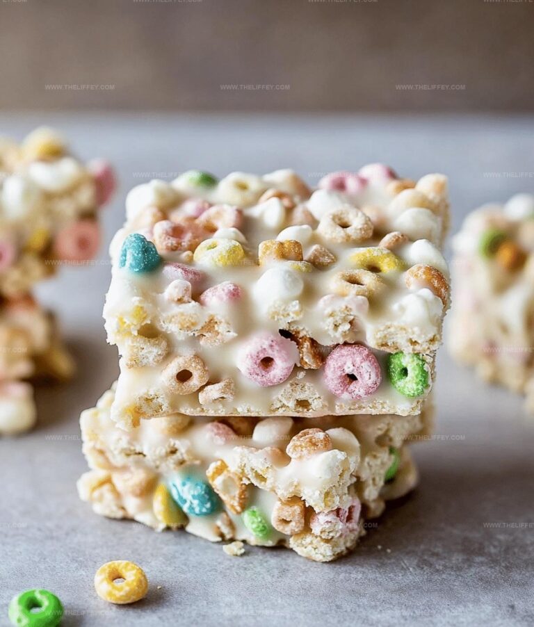 Gooey White Chocolate Lucky Charms Treats Recipe