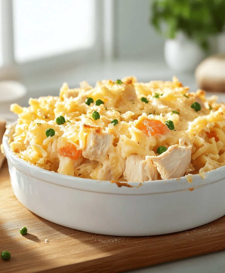 Easy Chicken Noodle Casserole Recipe