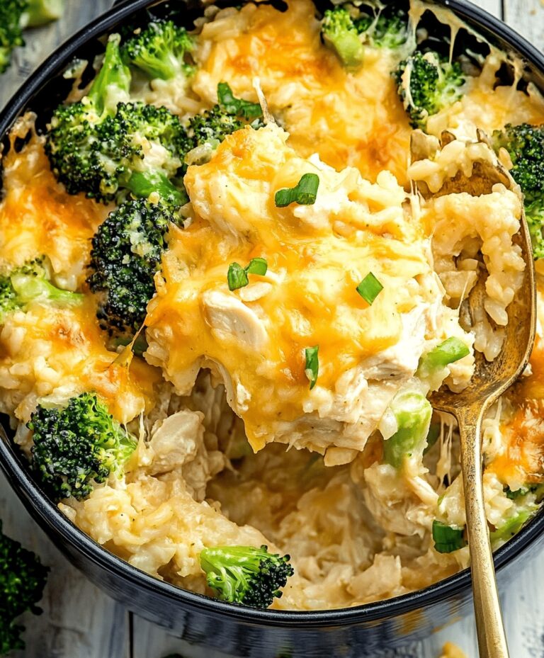 Simple Crockpot Cheesy Chicken Broccoli Rice Recipe