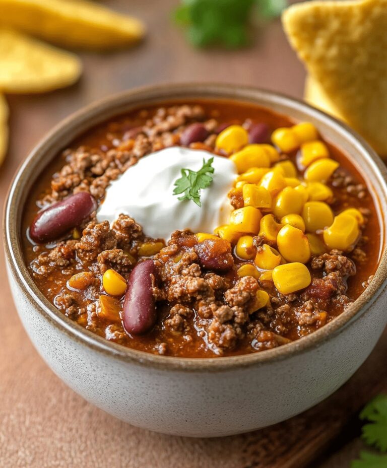 Hearty Delicious Chili Recipe on Stove Top Recipe