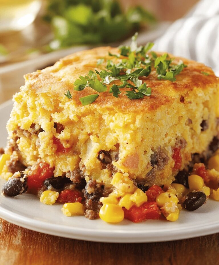 Tasty Cowboy Cornbread Casserole Recipe