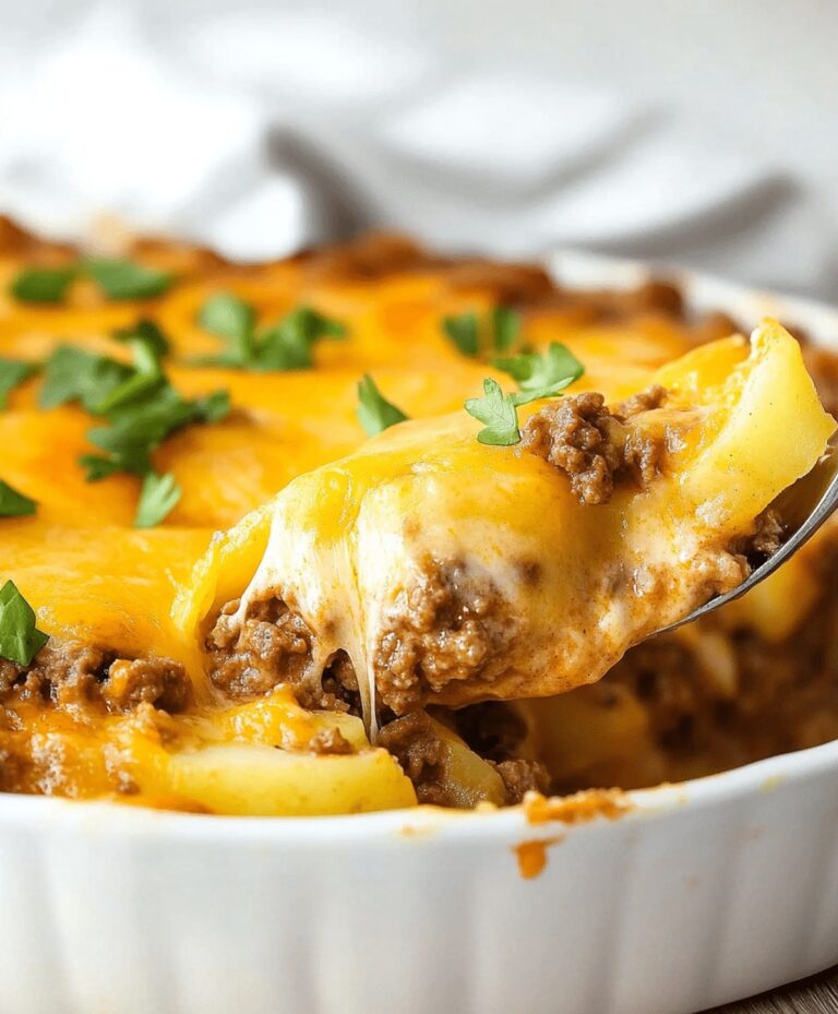 Ground Beef Casserole With Potatoes Recipe