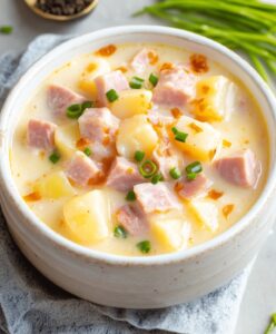 Creamy Ham and Potato Soup Recipe