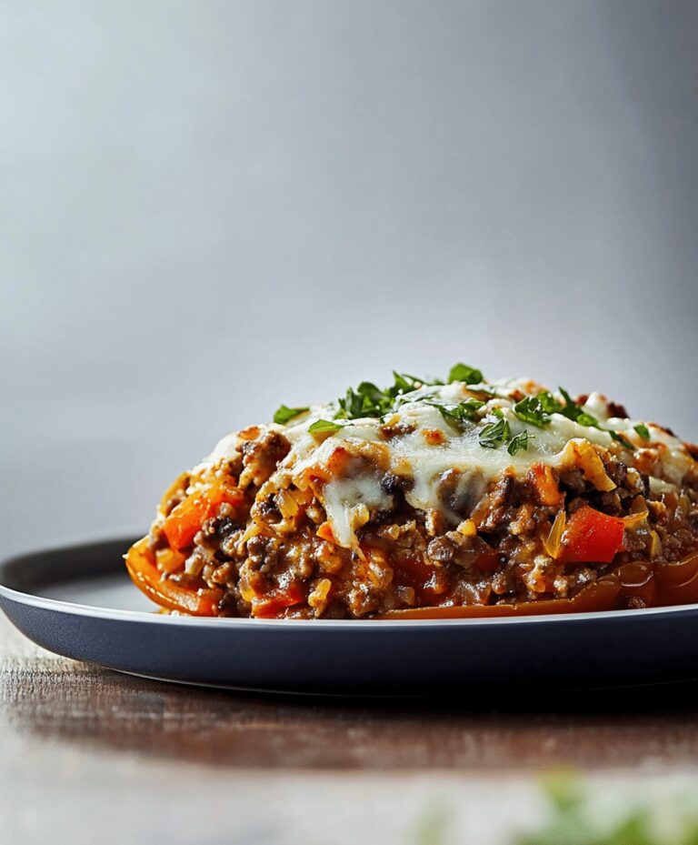 Quick Stuffed Bell Pepper Casserole Recipe