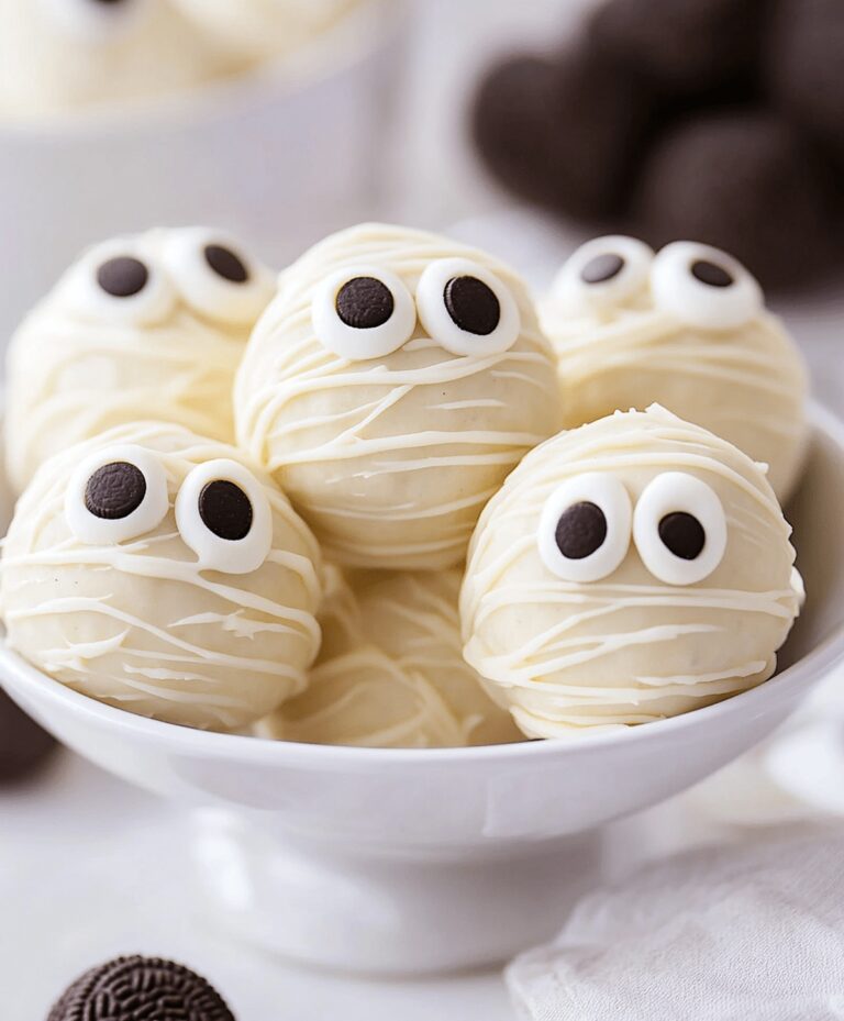 Mummy Oreo Balls Recipe