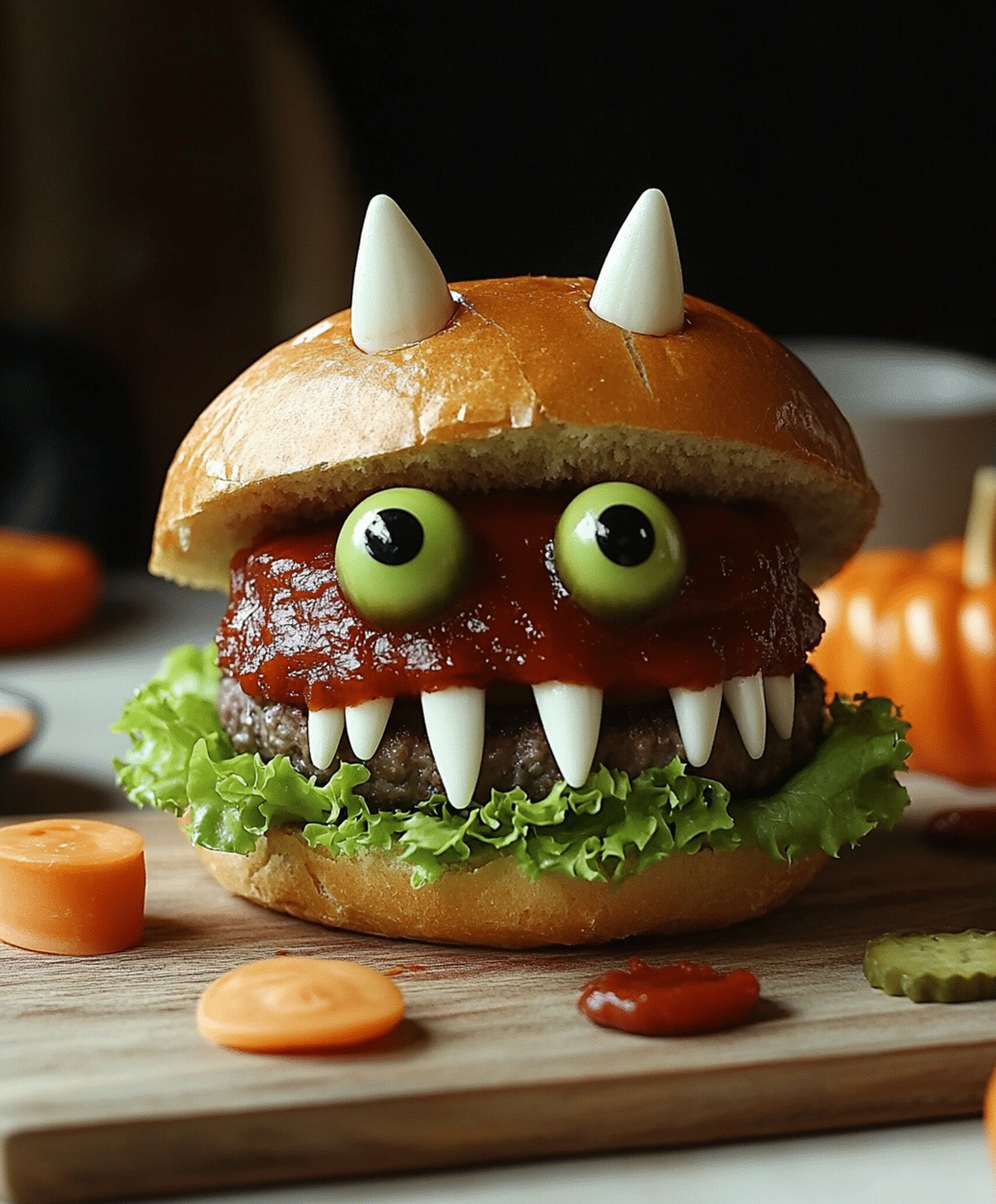 Best Halloween Monster Burgers Recipe