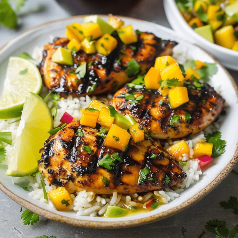 Grilled Mango Chicken Recipe