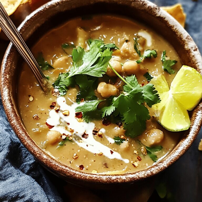 Vegan White Chicken Chili Recipe