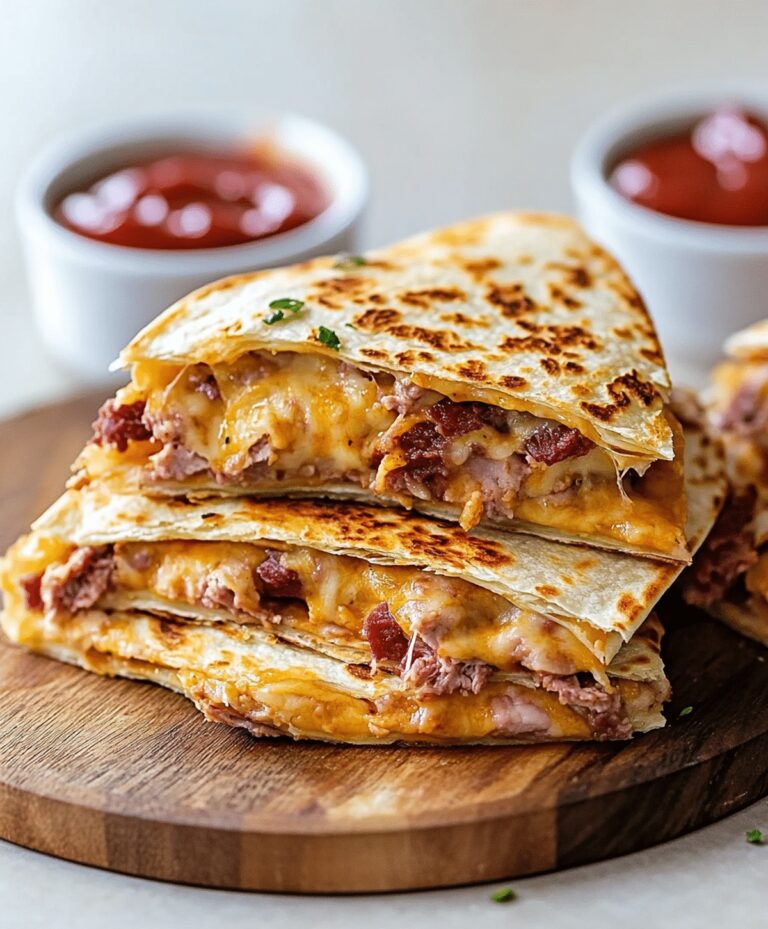 Crispy Reuben Quesadillas Recipe