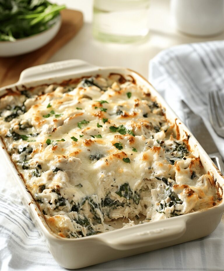 Creamy Chicken And Spinach Casserole Recipe