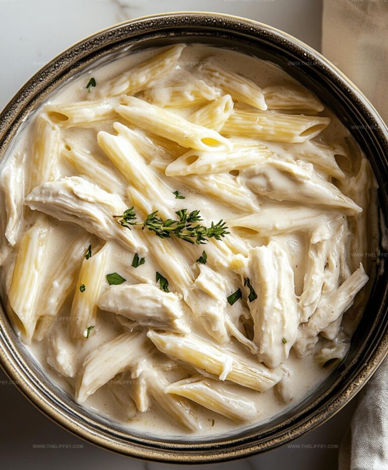 Crockpot Chicken Alfredo Pasta Recipe