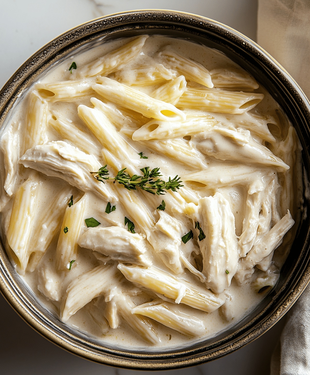 Crockpot Chicken Alfredo Pasta Recipe