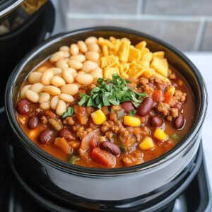 Easy Three Bean Chili Recipe