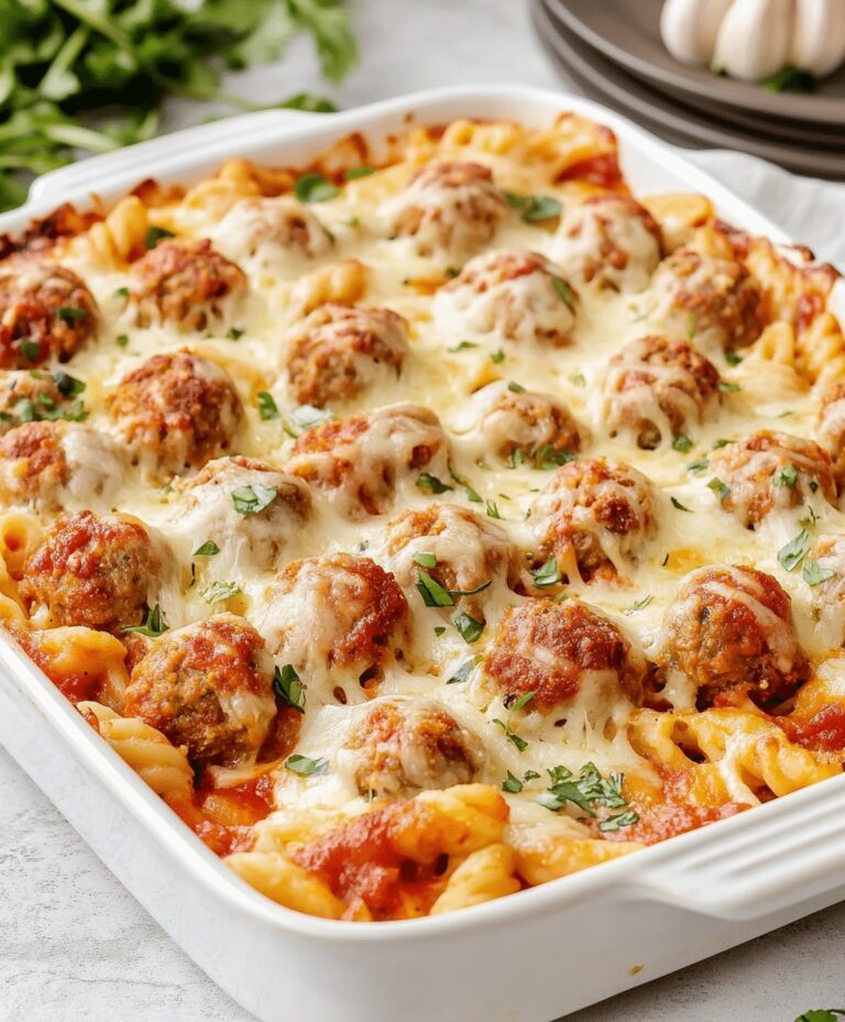 Best Dump And Bake Meatball Casserole Recipe