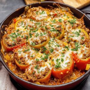 Easy Stuffed Pepper Casserole Recipe