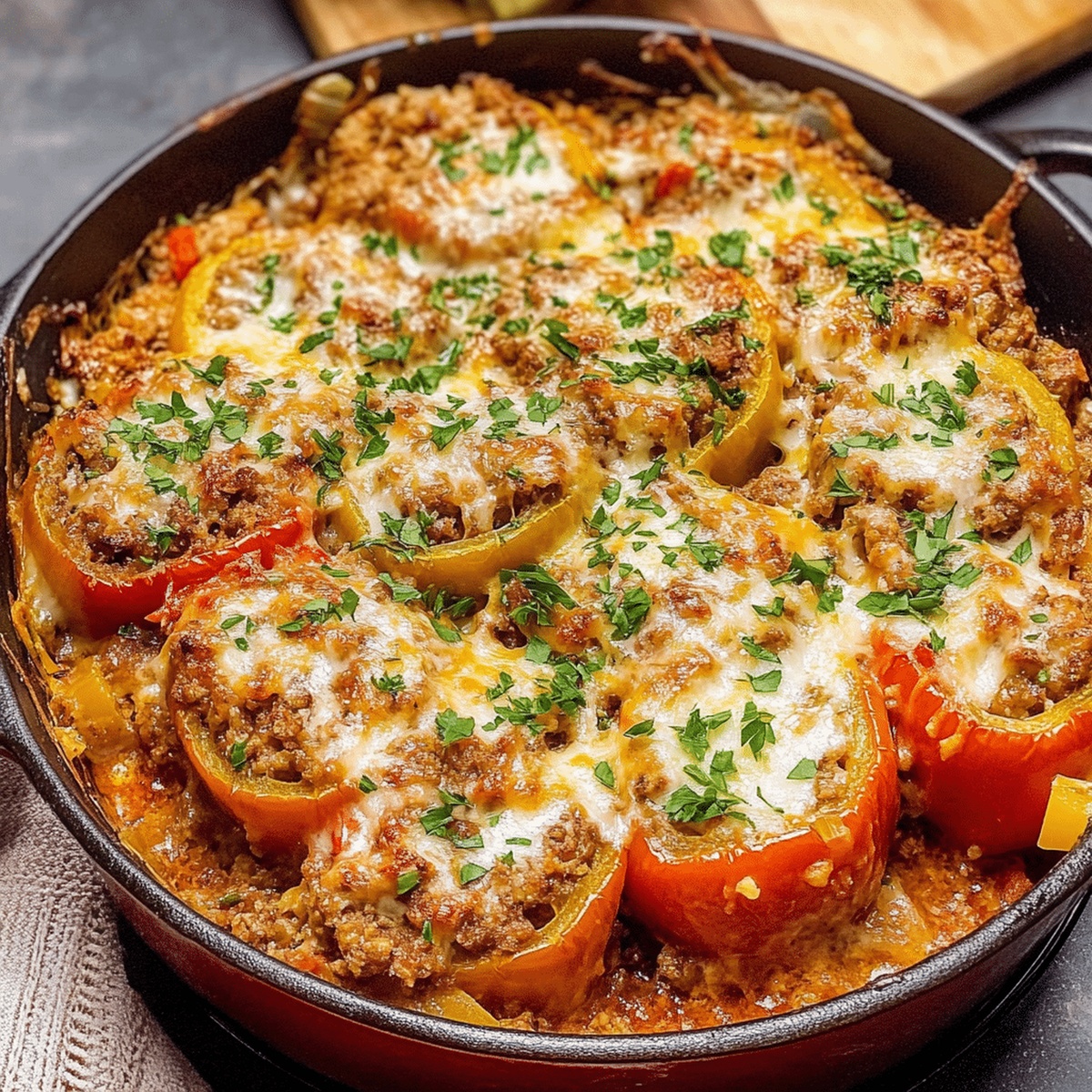 Easy Stuffed Pepper Casserole Recipe