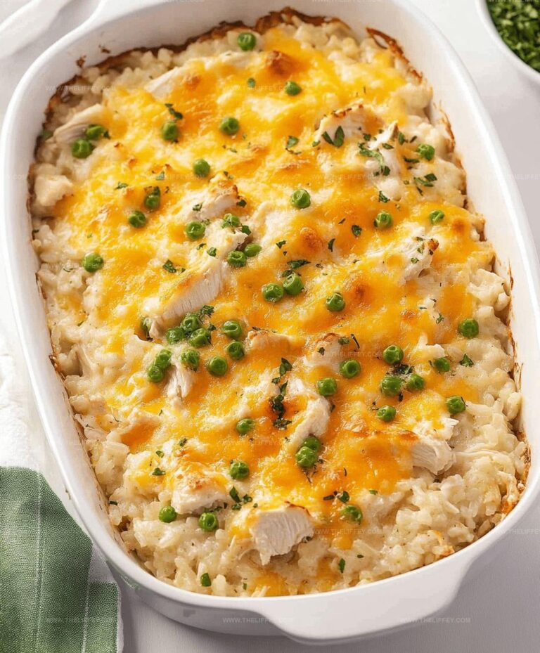 Cheesy Chicken And Rice Casserole Recipe